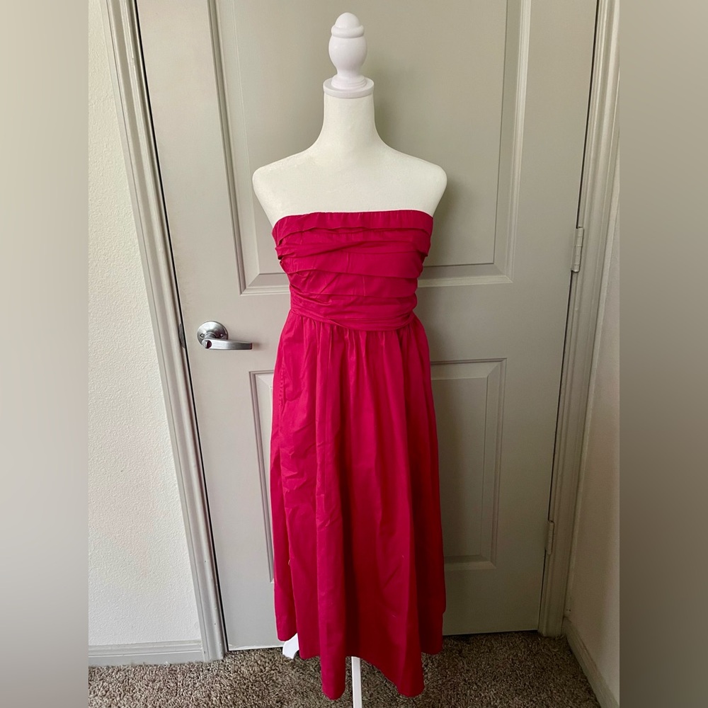 Abercrombie & Fitch Strapless Pink Dress